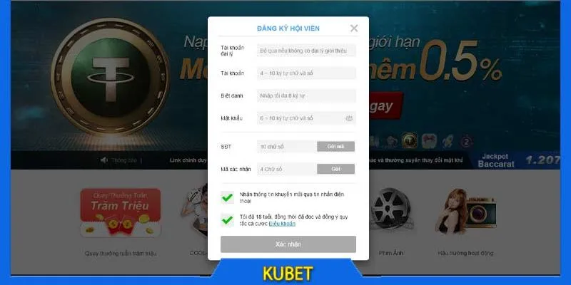 Hướng dẫn đăng ký kubet77 trên nền tảng máy tính